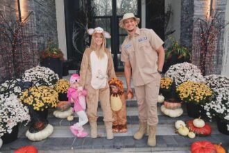 Patrick and Brittany Mahomes Reveal Zoo-Themed Costumes With Children for Halloween